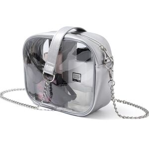 Clear Bag Stadium Approved, Crossbody Transparent Bag for Concerts Sports Events